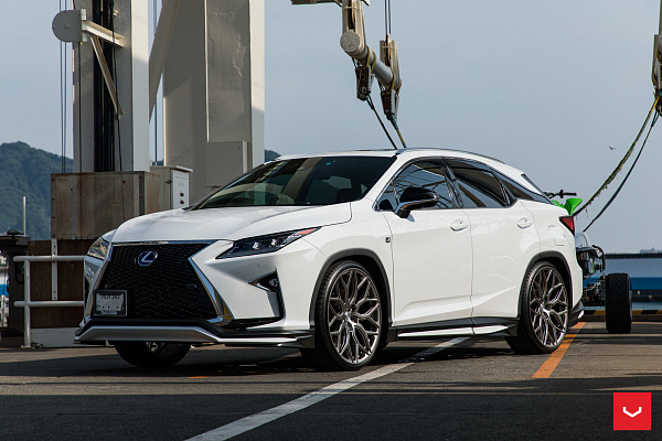 Фото дисков Vossen HF-2 Сатиновый графит на Lexus RX IV