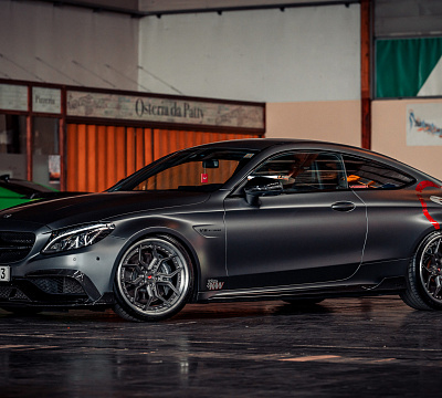 Фото дисков Vossen EVO-3 (3-Piece) на Mercedes-Benz C-Class (W205)