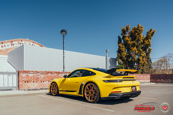 Фото дисков Vossen EVO-3R Глянцевая медь на Porsche 911 VIII