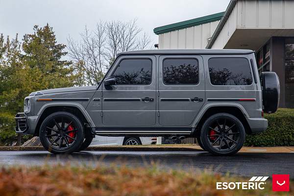 Фото дисков Vossen HF-3 Черный сатин на Mercedes-Benz G-Class III