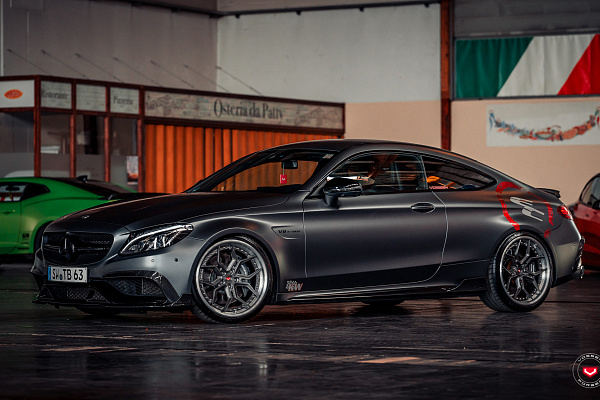 Фото дисков Vossen EVO-3 (3-Piece) Глянцевый темный лак на Mercedes-Benz C-Class (W205)