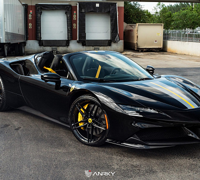 Фото дисков Anrky AN17 на Ferrari SF90