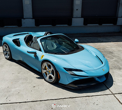 Фото дисков Anrky XR-305 на Ferrari SF90