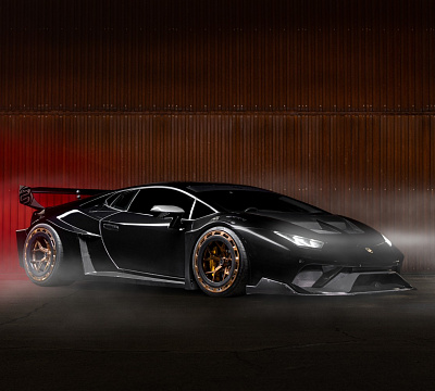 Фото дисков Brixton Forged PF7 Aerotech на Lamborghini Huracan