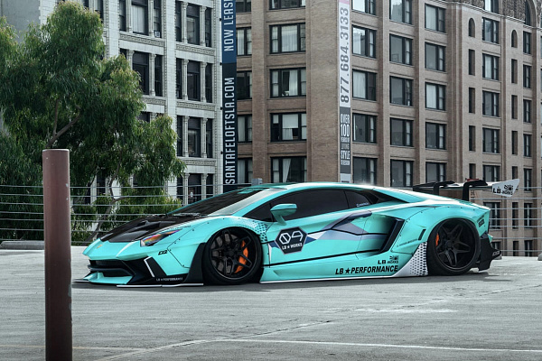 Фото дисков Savini SV79 Черный сатин на Lamborghini Aventador