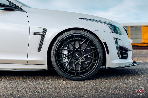 Фото дисков Vossen S17-07 (3-Piece) Черный сатин на Cadillac CTS III