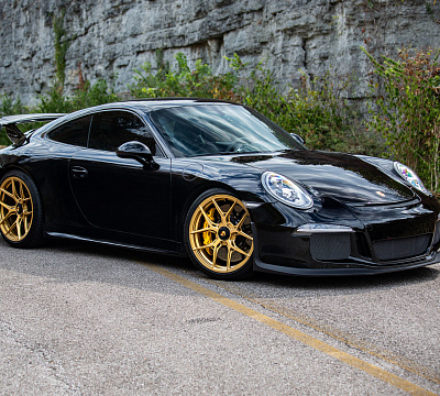 Фото дисков Vossen S21-01 на Porsche 911 VII