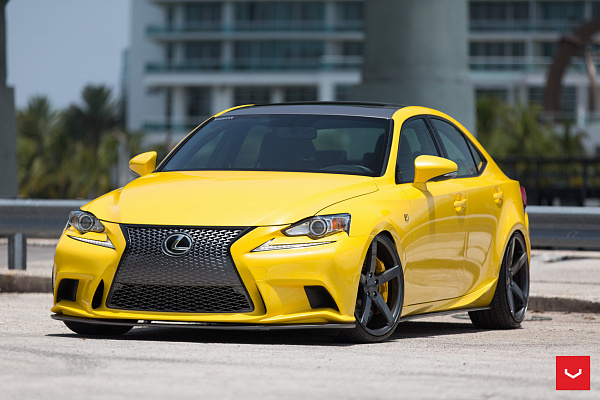 Фото дисков Vossen CV3 Глянцевый графит на Lexus IS II