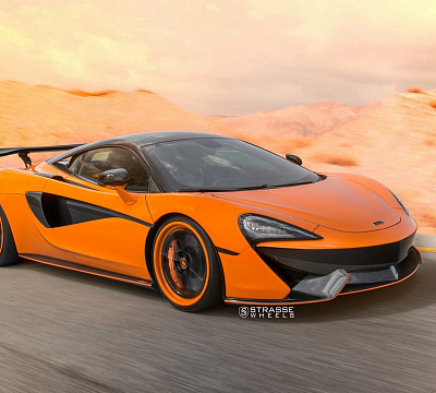 Фото дисков Strasse Wheels SV1 Deep Concave FS на McLaren 570S