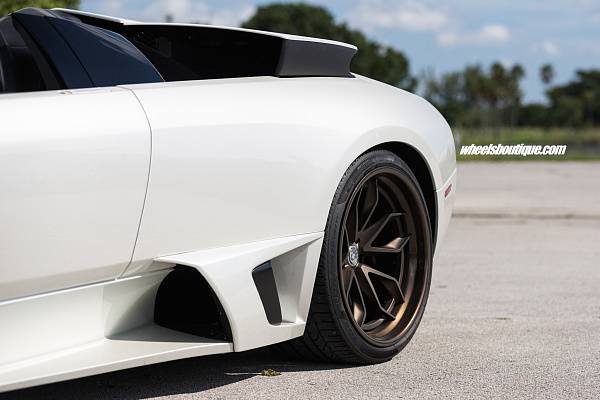 Фото дисков HRE S201H Сатиновая бронза на Lamborghini Murcielago
