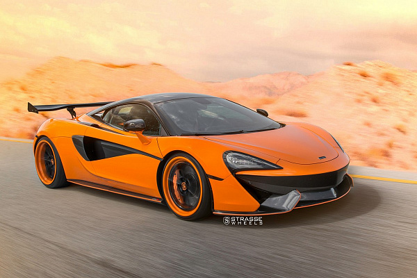 Фото дисков Strasse Wheels SV1 Deep Concave FS Другой цвет на McLaren 570S