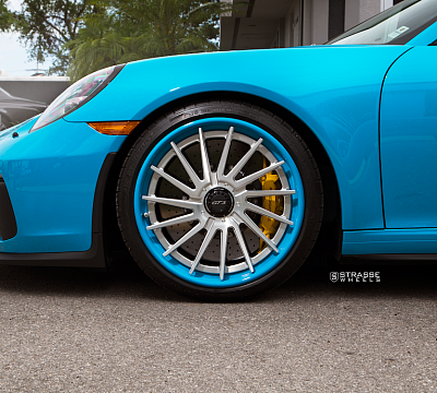 Фото дисков Strasse Wheels SV15T Deep Concave FS на Porsche 911 VII