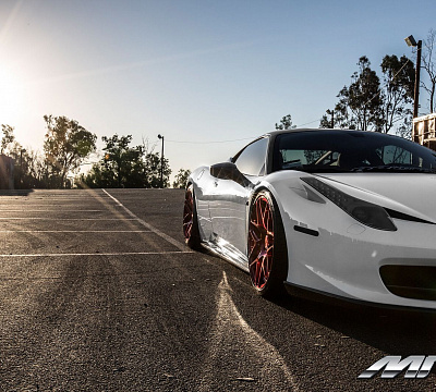 Фото дисков MRR FS01 на Ferrari 458