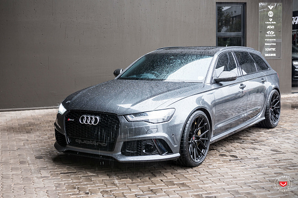 Фото дисков Vossen M-X3 Черный глянец на Audi A/RS 6 (C7)
