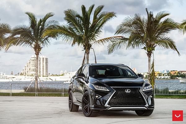 Фото дисков Vossen HF-1 Черный сатин на Lexus RX IV