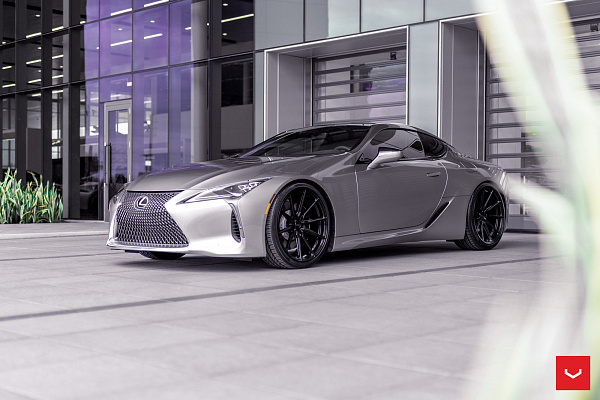 Фото дисков Vossen HF-3 Черный глянец на Lexus LC 500