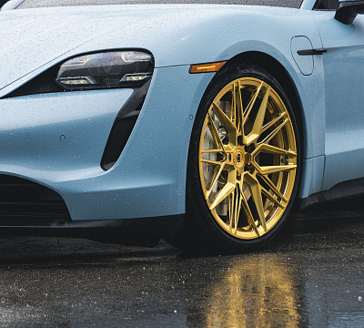 Фото дисков Vossen EVO-5 на Porsche Taycan I