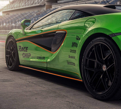 Фото дисков HRE R101 Lightweight на McLaren 570S