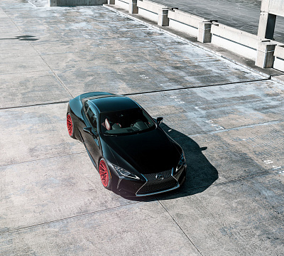 Фото дисков Vossen M-X4T на Lexus LC 500