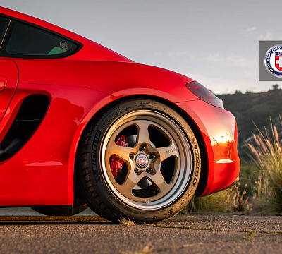 Фото дисков HRE 527 на Porsche Cayman II