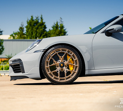 Фото дисков Vossen LC3-01 на Porsche 911 VIII