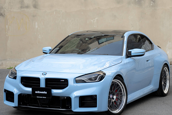 Фото дисков HRE 300 Глянцевый графит на BMW 2/M2 (G42/G87)