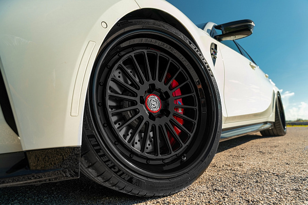 Фото дисков Strasse Wheels SV20 Track Черный сатин на BMW 3/M3 (G2x/G80)