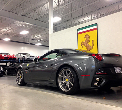 Фото дисков HRE P101 на Ferrari California