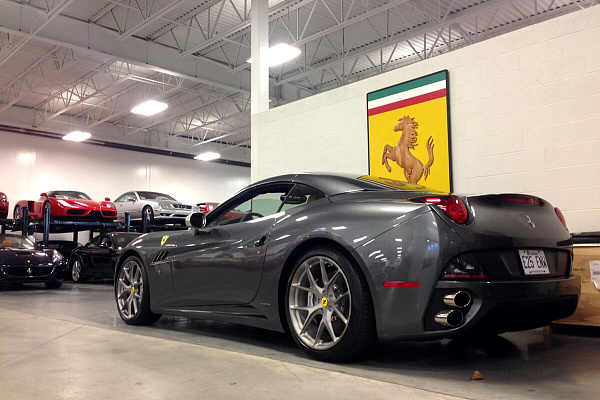 Фото дисков HRE P101 Глянцевый тонированный лак на Ferrari California