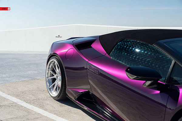 Фото дисков Anrky AN32 Полированный лак на Lamborghini Huracan