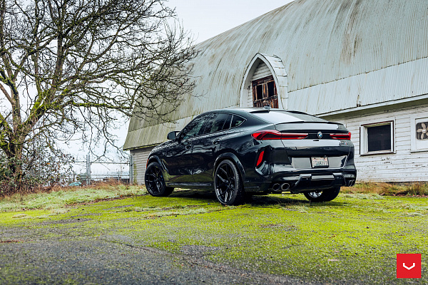 Фото дисков Vossen HF-5 Черный глянец на BMW X6/X6 M (G06/F96)