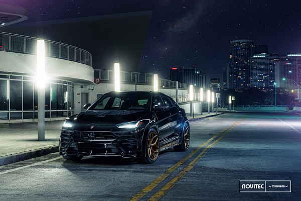 Фото дисков NOVITEC NL4 Сатиновая бронза на Lamborghini Urus