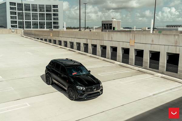 Фото дисков Vossen HF-7 Черный глянец на Mercedes-Benz GLE II
