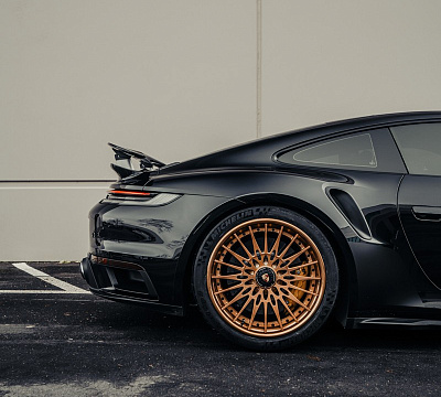 Фото дисков Brixton Forged HS1 на Porsche 911 VIII