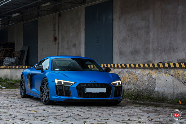 Фото дисков Vossen CG-209T (3-Piece) Сатиновый графит на Audi R8 (4S)