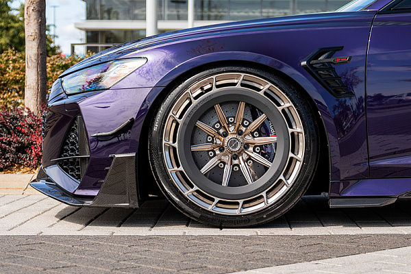 Фото дисков Brixton Forged R11-R Aerotech Глянцевая бронза на Audi A/RS 6 (C8)