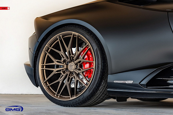 Фото дисков Anrky S1-X1 Сатиновая бронза на Lamborghini Huracan