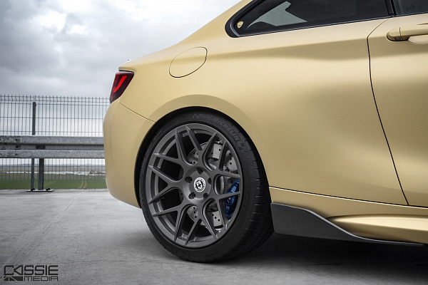Фото дисков HRE FF01 Сатиновый графит на BMW 2/M2 (F22/F87)