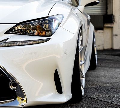 Фото дисков Vossen VFS-6 на Lexus RC