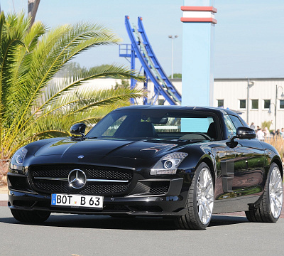 Фото дисков BRABUS Monoblock F (Platinum Edition) на Mercedes-Benz SLS AMG