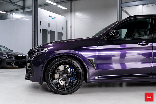 Фото дисков Vossen HF-5 Черный сатин на BMW X3/X3 M (G01/F97)