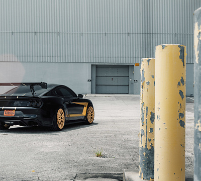 Фото дисков Vossen HF-2 на Ford Mustang VI