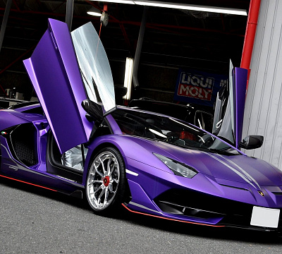 Фото дисков Anrky AN31 на Lamborghini Aventador