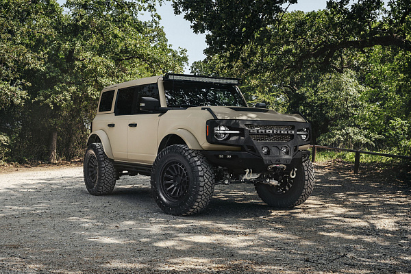 Фото дисков Black Rhino RAID Черный сатин на Ford Bronco