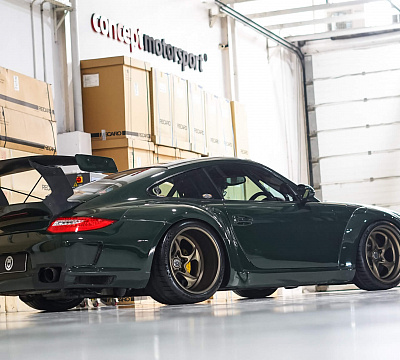 Фото дисков HRE 522 на Porsche 911 IV