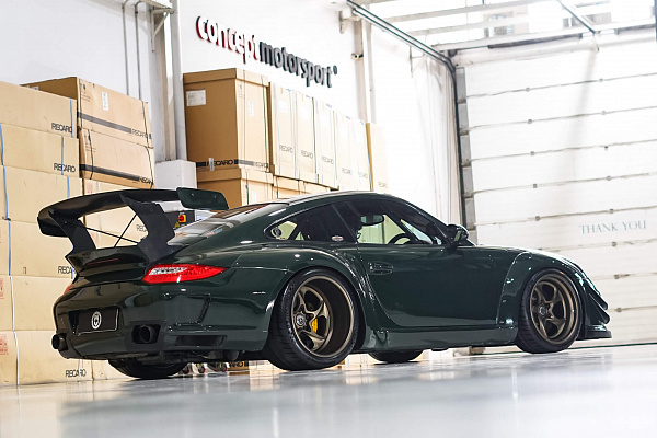 Фото дисков HRE 522 Сатиновая бронза на Porsche 911 IV