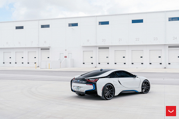 Фото дисков Vossen HF-3 Черный сатин на BMW i8
