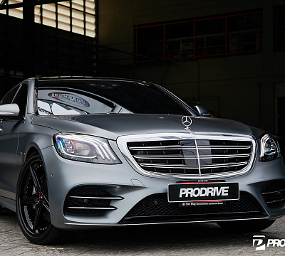 Фото дисков Vossen M-X5 (3-Piece) на Mercedes-Benz S-Class (W222, C217)