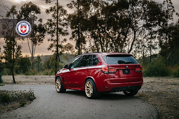Фото дисков HRE P201 Сатиновое золото на BMW X5/X5 M (F15/F85)