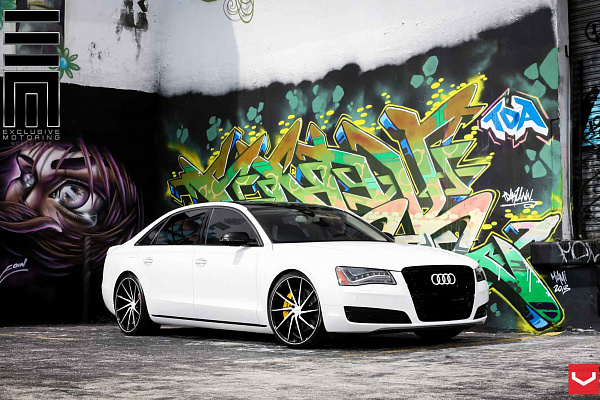 Фото дисков Vossen CVT Алмазная проточка на Audi A/S 8 (D4)